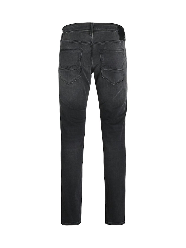 JACK & JONES Black Glenn Fox 34' Long Leg Jeans - Image 5 of 5