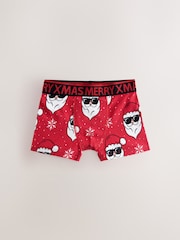 Cartoon Print Christmas Boxers 3 Pack (1.5-16yrs) - Image 3 of 7