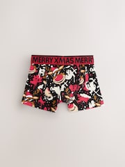 Cartoon Print Christmas Boxers 3 Pack (1.5-16yrs) - Image 5 of 7