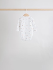 White Character 7 Pack Baby Long Sleeve 100% Cotton Bodysuits Pack - Image 5 of 13