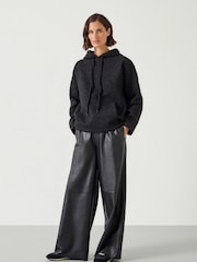 Hush Black Oversized Brody Borg Hoodie - Image 2 of 5