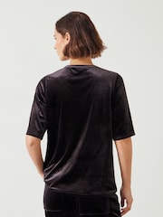 Hush Brown Hadley Relaxed Velvet T-Shirt - Image 2 of 5