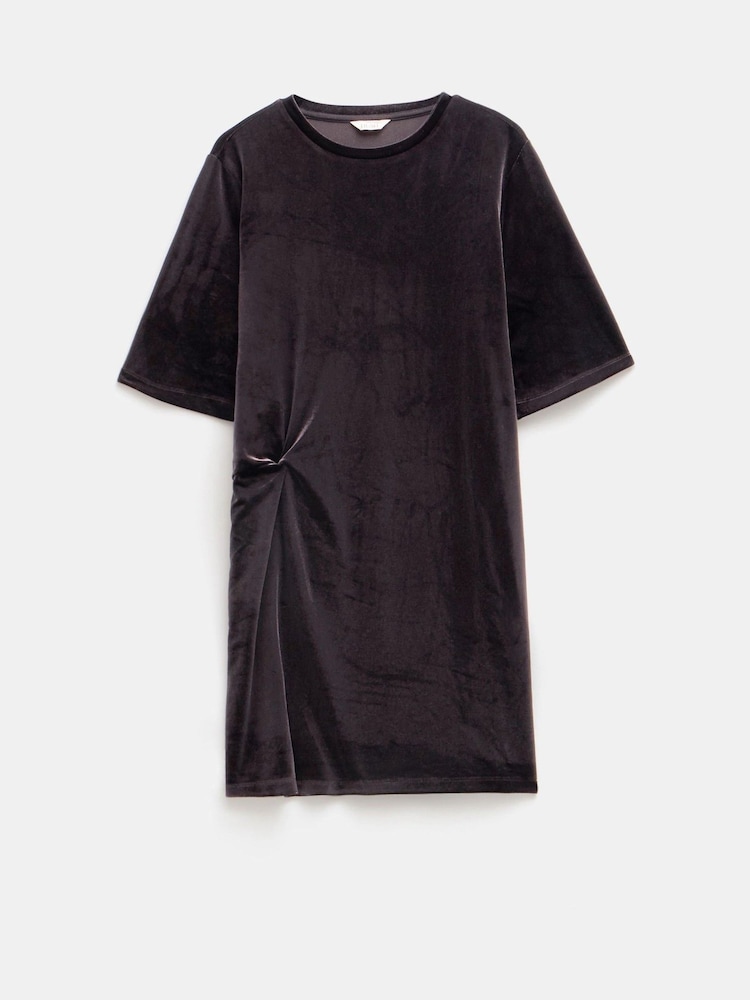 Hush Brown Vicky Velvet Mini Dress - Image 5 of 5