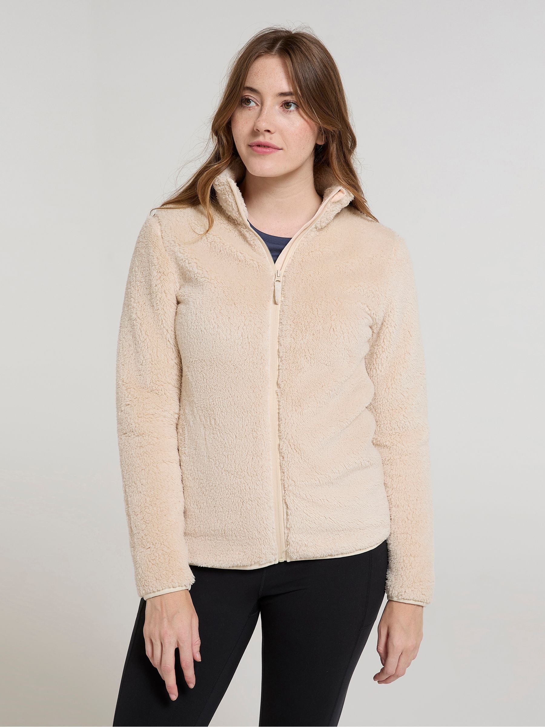 Women's teddy fleece jacket on sale