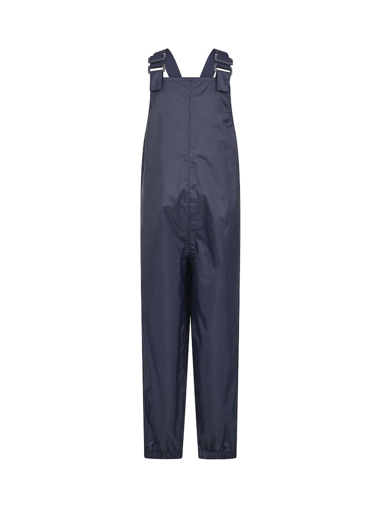 Mountain Warehouse Blue Kids Pakka Waterproof Dungarees - Image 1 of 9