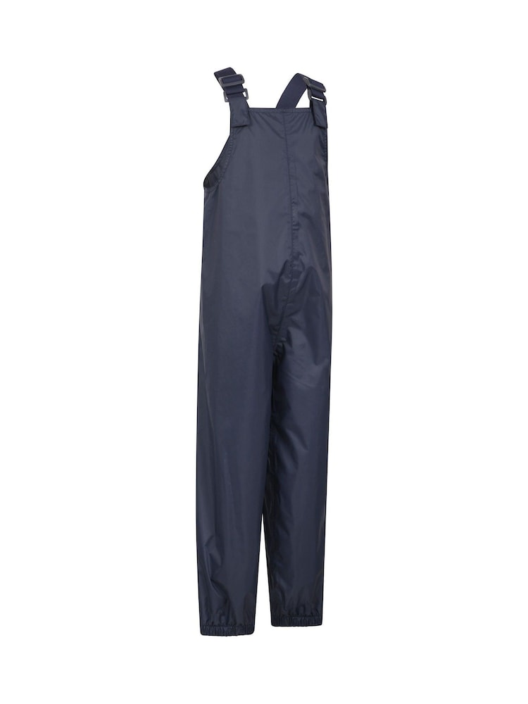 Mountain Warehouse Blue Kids Pakka Waterproof Dungarees - Image 2 of 9