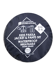 Mountain Warehouse Blue Kids Pakka Waterproof Dungarees - Image 9 of 9
