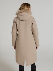 Mountain Warehouse Cream Womens Meadow Borg Lined Waterproof Jacket - Image 2 of 4