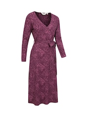 Mountain Warehouse Purple Womens Santorini Midi Wrap Dress - Image 2 of 7