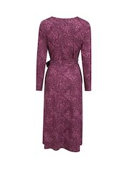 Mountain Warehouse Purple Womens Santorini Midi Wrap Dress - Image 3 of 7