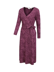Mountain Warehouse Purple Womens Santorini Midi Wrap Dress - Image 4 of 7