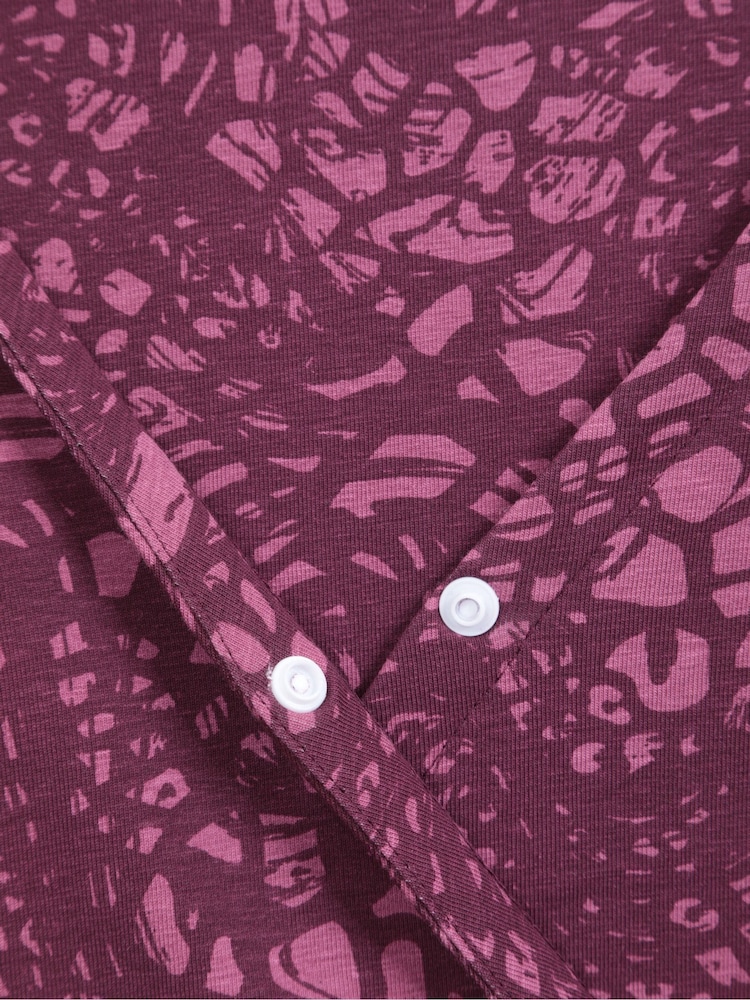 Mountain Warehouse Purple Womens Santorini Midi Wrap Dress - Image 7 of 7