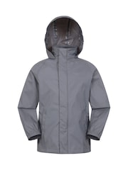 Mountain Warehouse Grey Kids Pakka II Waterproof Jacket - Image 1 of 6