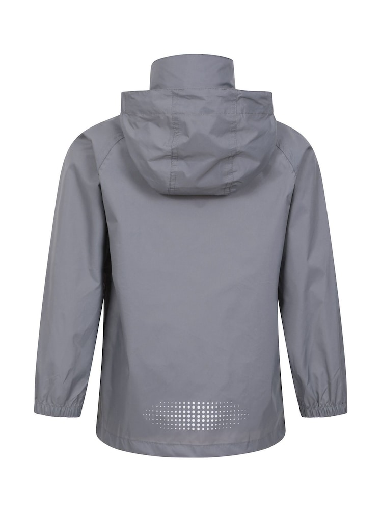 Mountain Warehouse Grey Kids Pakka II Waterproof Jacket - Image 2 of 6