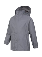 Mountain Warehouse Grey Kids Pakka II Waterproof Jacket - Image 4 of 6