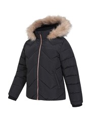Mountain Warehouse Black Kids Galaxy Short Water Resistant Jacket - Image 4 of 6