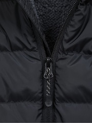 Mountain Warehouse Black Mens Seasons Faux Fur Lined Padded Gilet - Image 5 of 10
