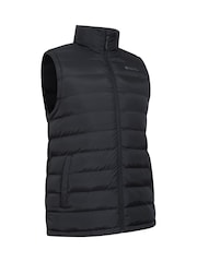 Mountain Warehouse Black Mens Seasons Faux Fur Lined Padded Gilet - Image 8 of 10