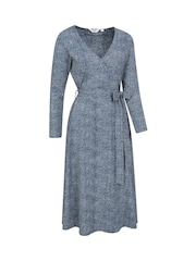Mountain Warehouse Blue Womens Santorini Midi Wrap Dress - Image 2 of 7
