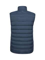Mountain Warehouse Blue Mens Seasons Faux Fur Lined Padded Gilet - Image 6 of 10