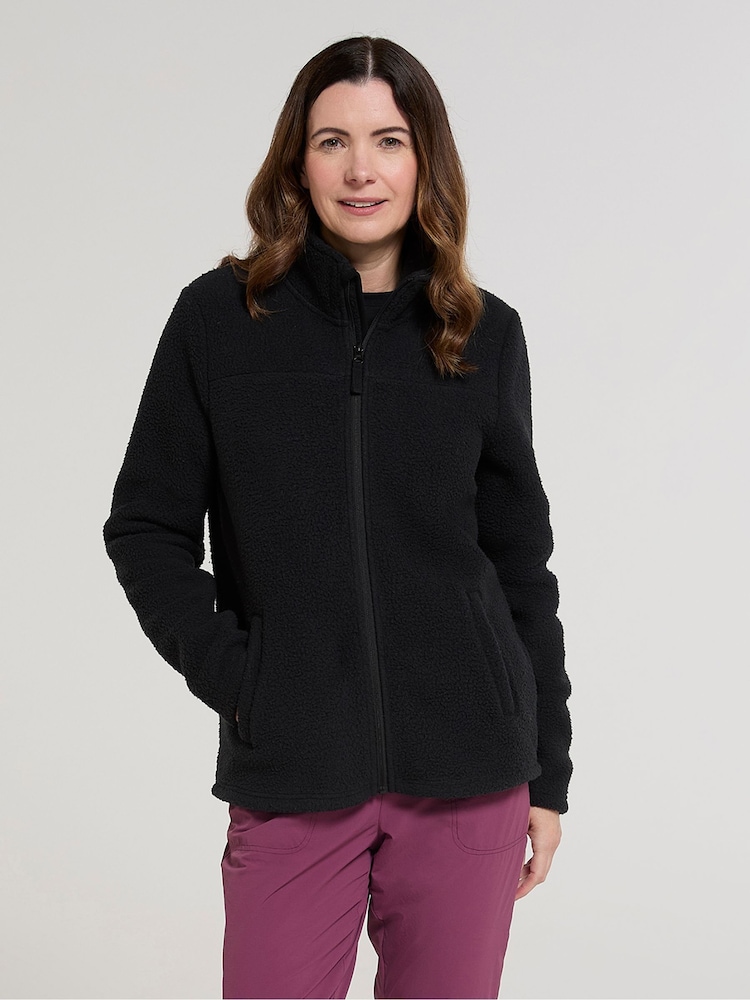 Mountain Warehouse Black Womens Evie Borg Fleece - Image 4 of 9