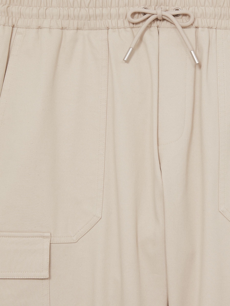Piedra - Reiss Haven Cotton Drawstring Cargo Trousers - Imagen 6 de 6 Piedra - Reiss Haven Cotton Drawstring Cargo Trousers - Imagen 6 de 6