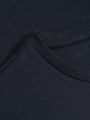 Reiss Navy Brad Cotton Sports-Fit T-Shirt - Image 5 of 5