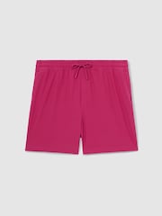 Reiss Dark Pink Cliff Drawstring Swim Shorts - Image 2 of 5