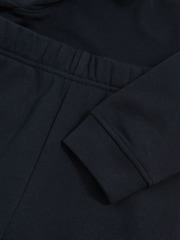 Reiss Navy Harp Cotton Blend Hoodie And Joggers Set - Image 3 of 3