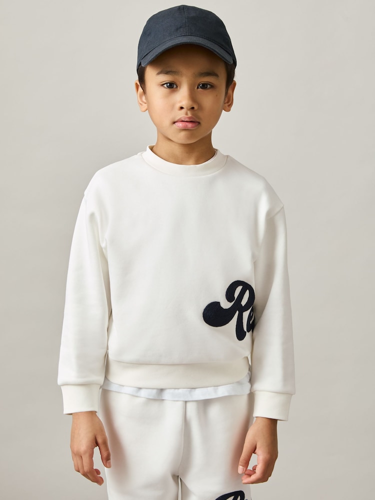Wit - Reiss Grover Cotton-Blend Logo Script Sweatshirt - Image 3 of 4