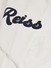 Wit - Reiss Clayton Cotton-Blend Logo Script Joggers - Image 5 of 5
