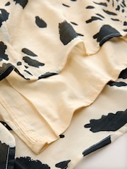 Yellow/Black Dropped Waist Slip Maxi Dress - Image 3 of 3