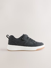 Black Touch Fastening Elastic Lace Trainers - Image 2 of 6
