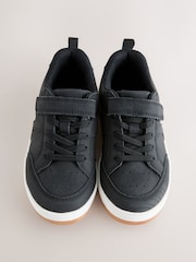 Black Touch Fastening Elastic Lace Trainers - Image 3 of 6