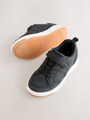 Black Touch Fastening Elastic Lace Trainers - Image 4 of 6