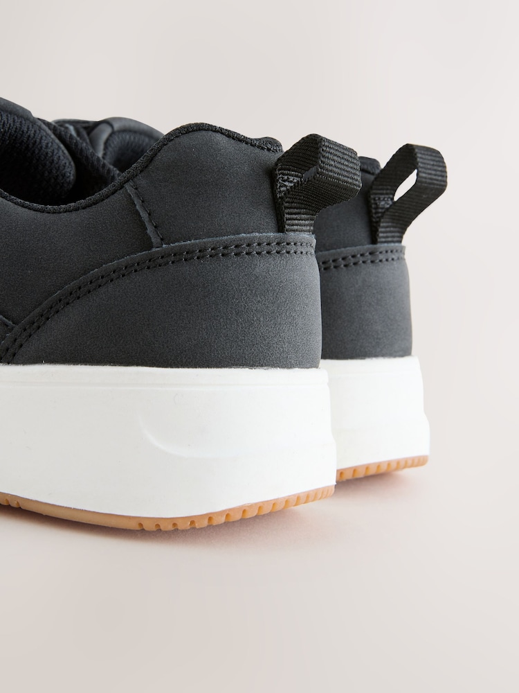 Black Touch Fastening Elastic Lace Trainers - Image 6 of 6