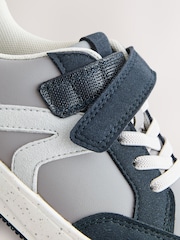 Blue Touch Fastening Elastic Lace Trainers - Image 6 of 8
