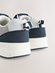 Blue Touch Fastening Elastic Lace Trainers - Image 7 of 8