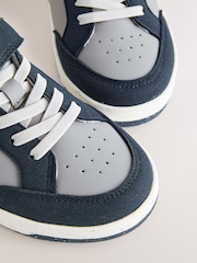 Blue Touch Fastening Elastic Lace Trainers - Image 8 of 8