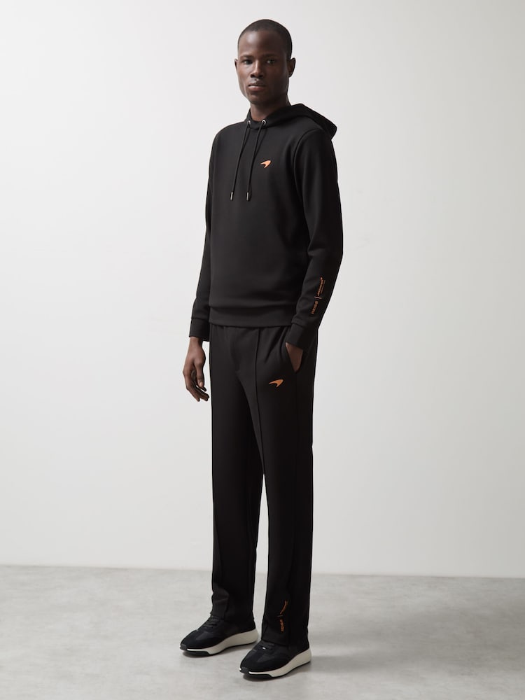 Reiss Black Borough McLaren F1 Team Interlock Joggers - Image 1 of 8