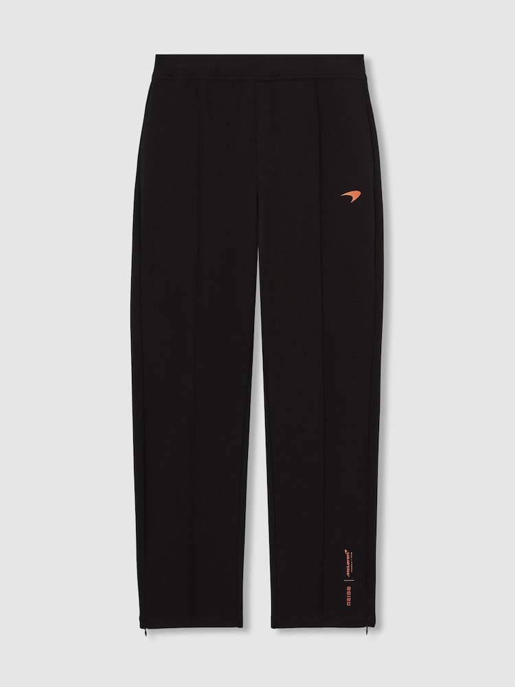 Reiss Black Borough McLaren F1 Team Interlock Joggers - Image 2 of 8 Reiss Black Borough McLaren F1 Team Interlock Joggers - Image 2 of 8