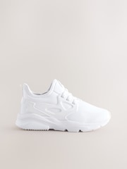 White Standard Fit (F) Pull On Trainers - Image 2 of 5