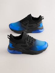 Black Blue Ombre Standard Fit (F) Pull On Trainers - Image 1 of 4