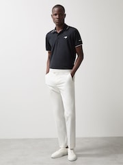 Reiss Navy Crypto McLaren F1 Team Cotton Polo Shirt - Image 1 of 7