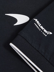 Reiss Navy Crypto McLaren F1 Team Cotton Polo Shirt - Image 6 of 7