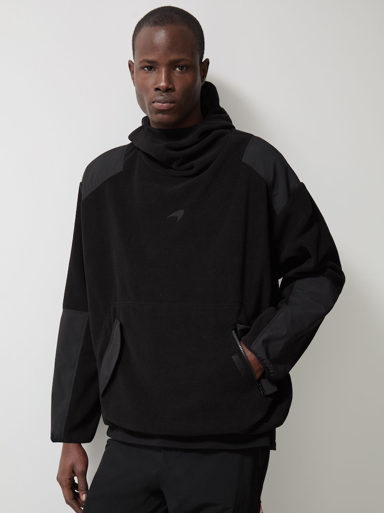 Reiss Black Shinobi McLaren F1 Team Pullover Hoodie - Image 1 of 10