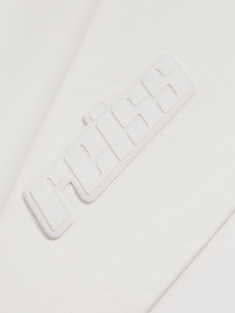 Reiss White Nakata McLaren F1 Team Oversize Logo T-Shirt Unisex Fit - Image 8 of 8