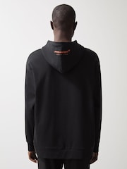 Reiss Black Zak McLaren F1 Team Oversize Toggle Hoodie Unisex Fit - Image 5 of 10