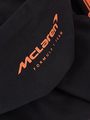 Reiss Black Zak McLaren F1 Team Oversize Toggle Hoodie Unisex Fit - Image 9 of 10