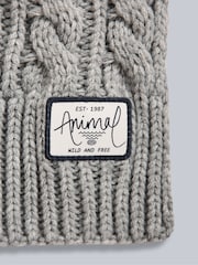 Animal Grey Becky Womens Knit Scarf - Image 3 of 4